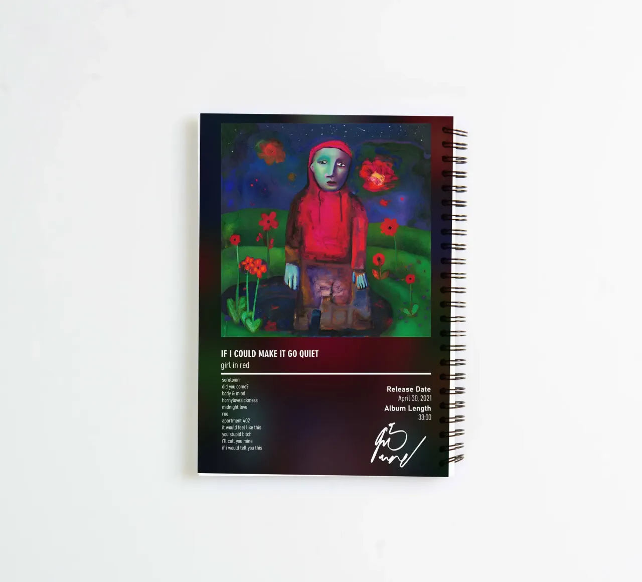 if i could make it go quiet (2021) by girl in red spiral notebook by DGUnder