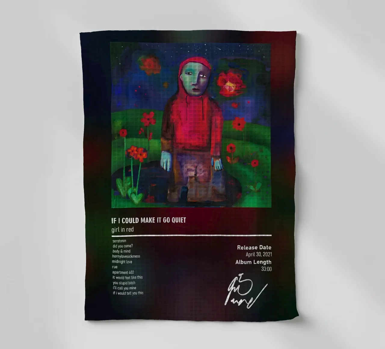if i could make it go quiet (2021) by girl in red Geschirrtuch von DGUnder