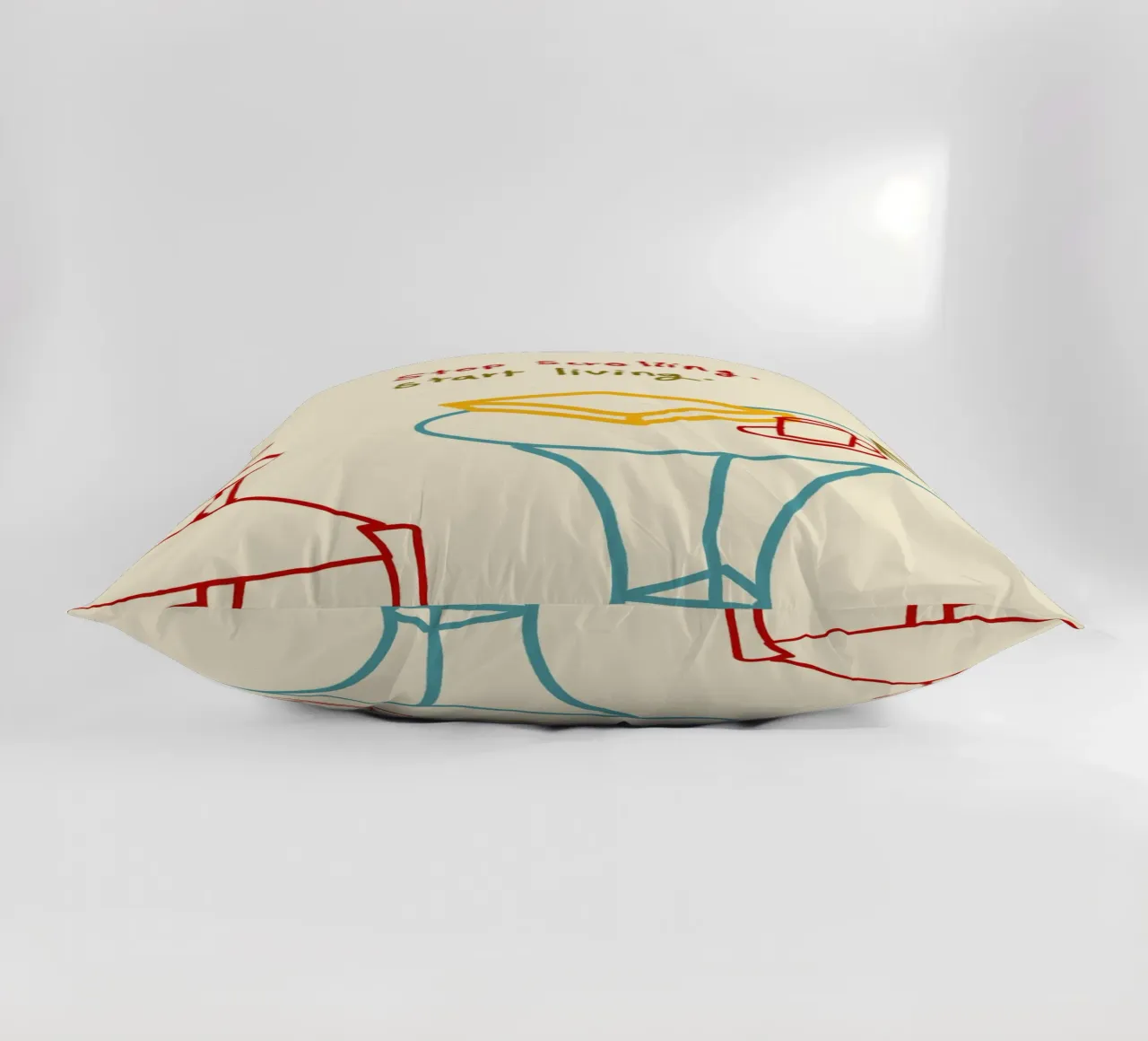 Smettere di scorrere, iniziare a vivere cuscino da Kintsugi99