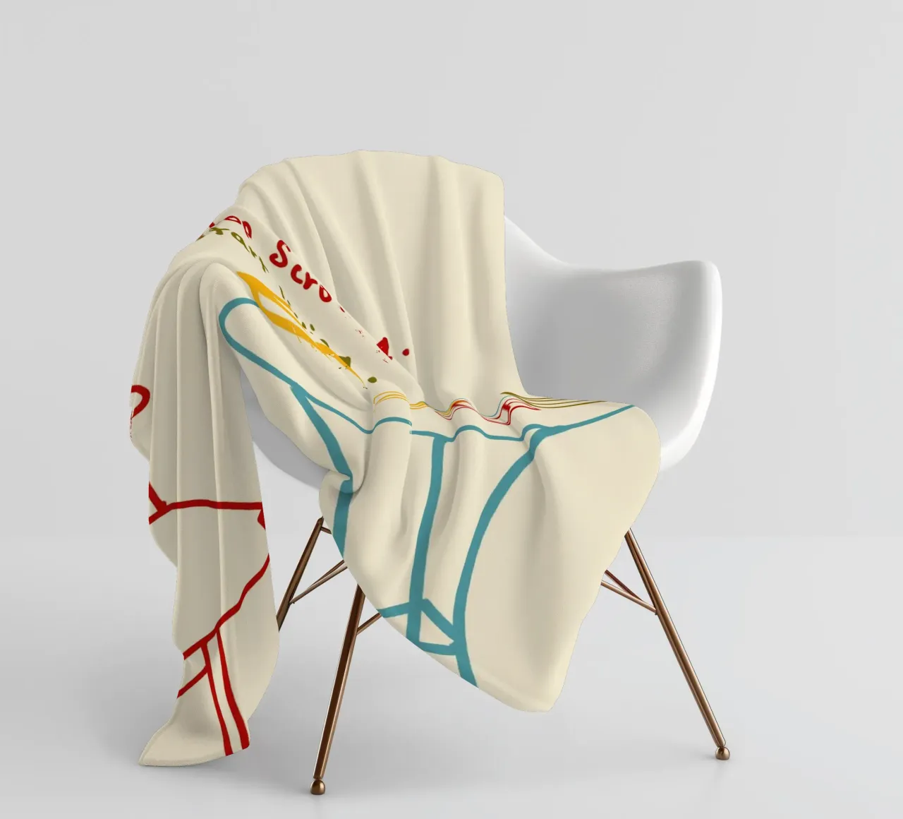 Smettere di scorrere, iniziare a vivere coperta in pile da Kintsugi99