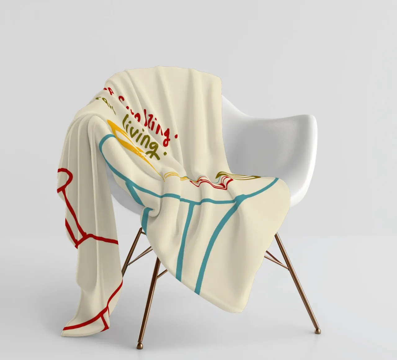 Smettere di scorrere, iniziare a vivere coperta in pile da Kintsugi99