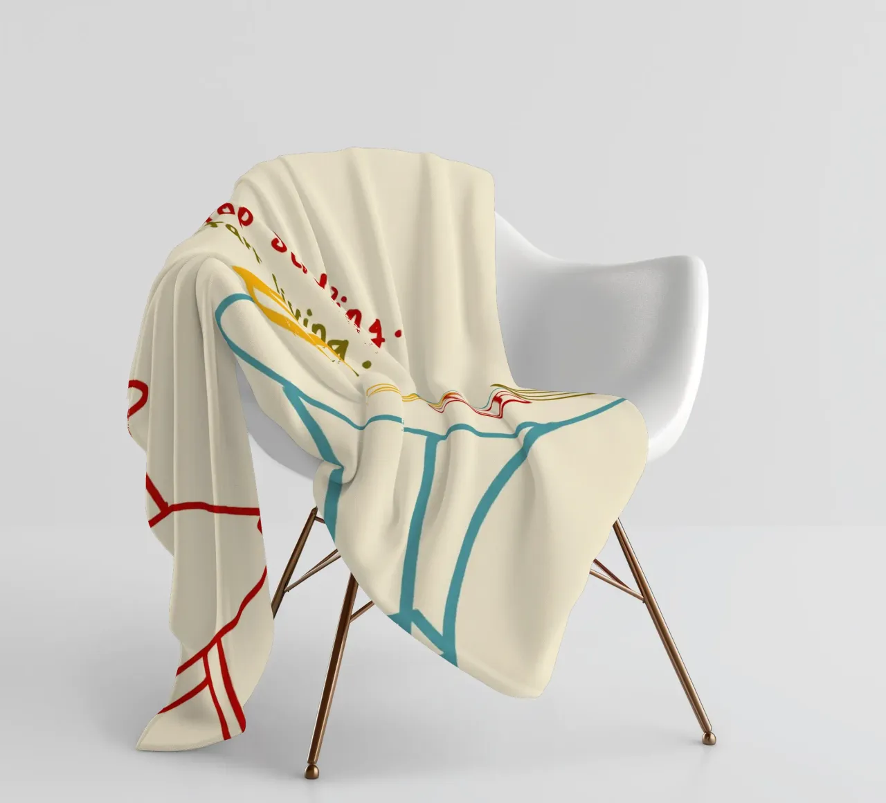 Smettere di scorrere, iniziare a vivere coperta in pile da Kintsugi99