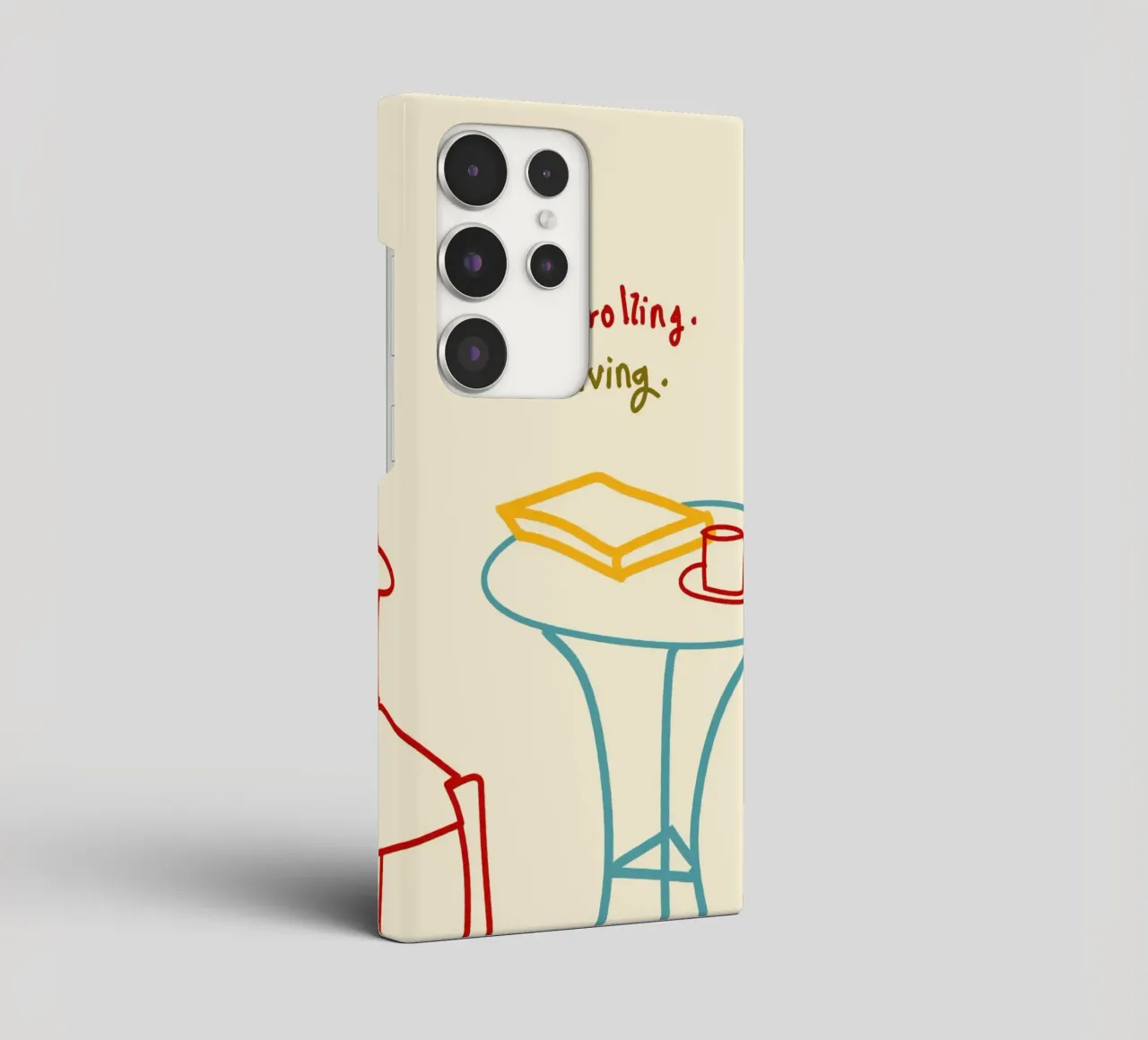 Smettere di scorrere, iniziare a vivere cover samsung da Kintsugi99