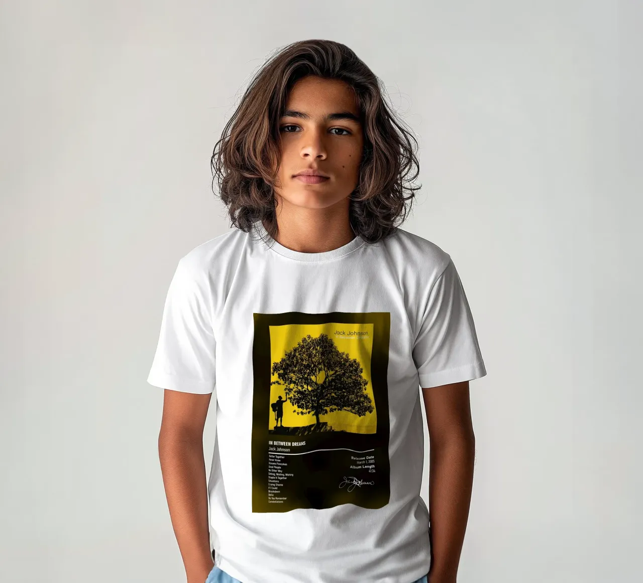In Between Dreams (2005) by Jack Johnson t-shirt bambini da DGUnder