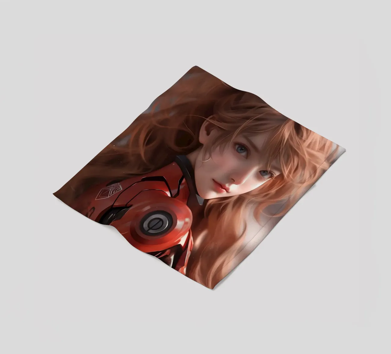 Asuka Langley Soryu Neon Genesis Evangelion coperta in pile da Fleur de Lys