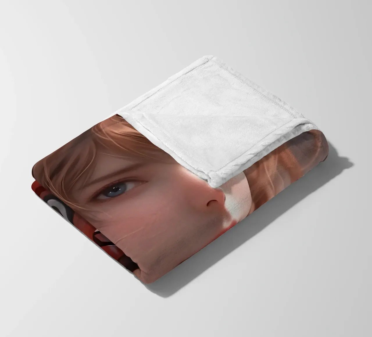 Asuka Langley Soryu Neon Genesis Evangelion coperta in pile da Fleur de Lys