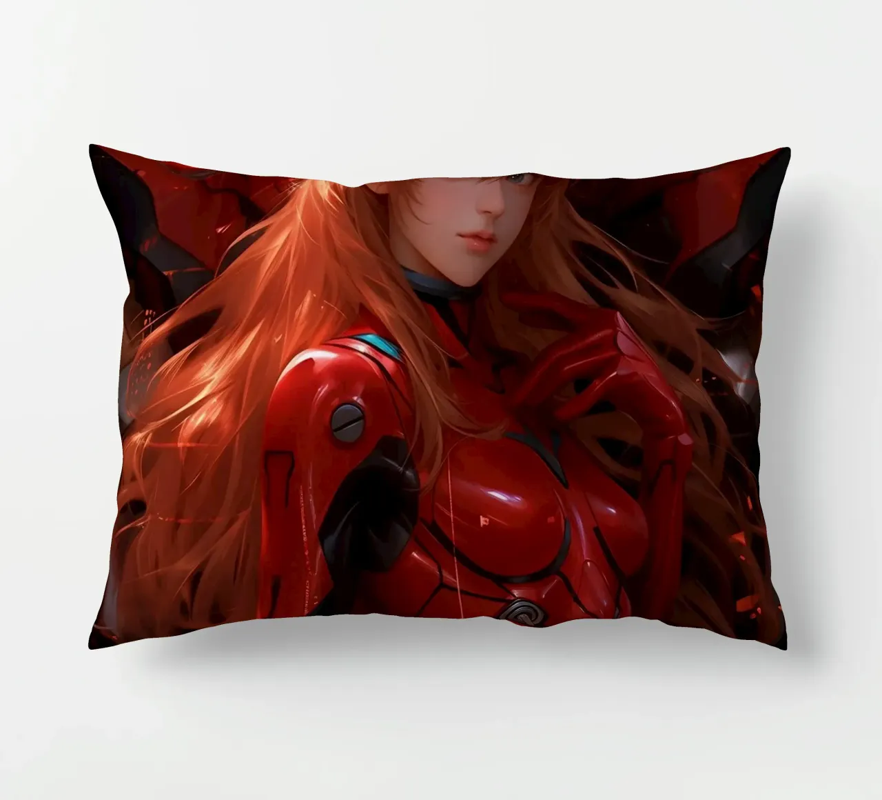 Asuka Langley Soryu Neon Genesis Evangelion cuscino da Fleur de Lys