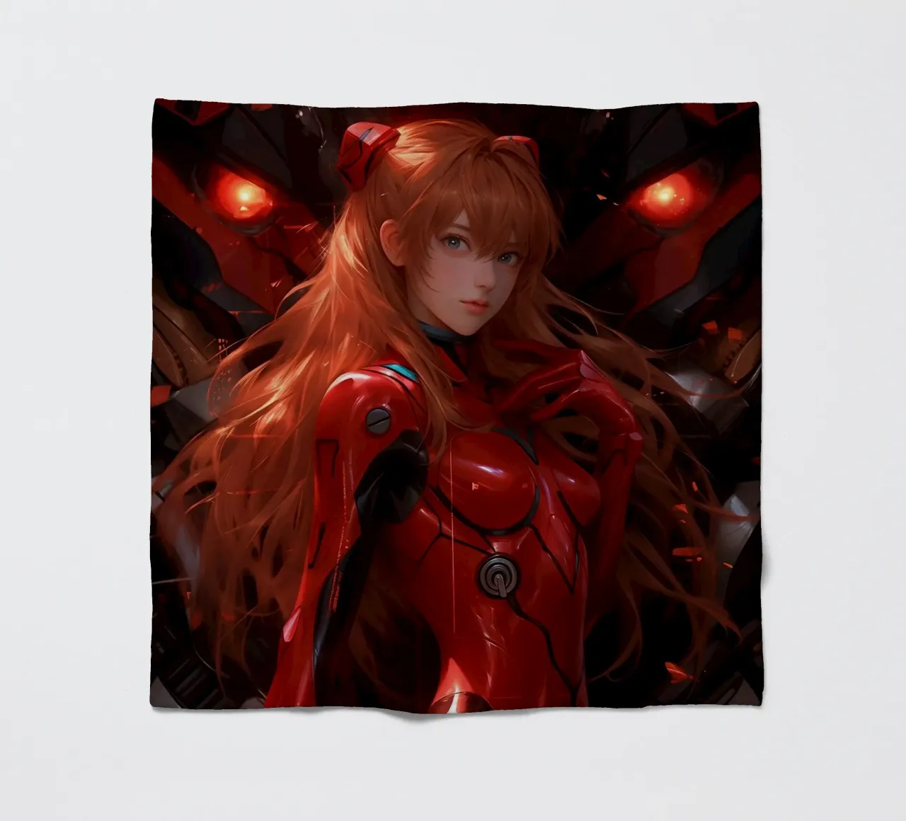 Asuka Langley Soryu Neon Genesis Evangelion coperta in pile da Fleur de Lys