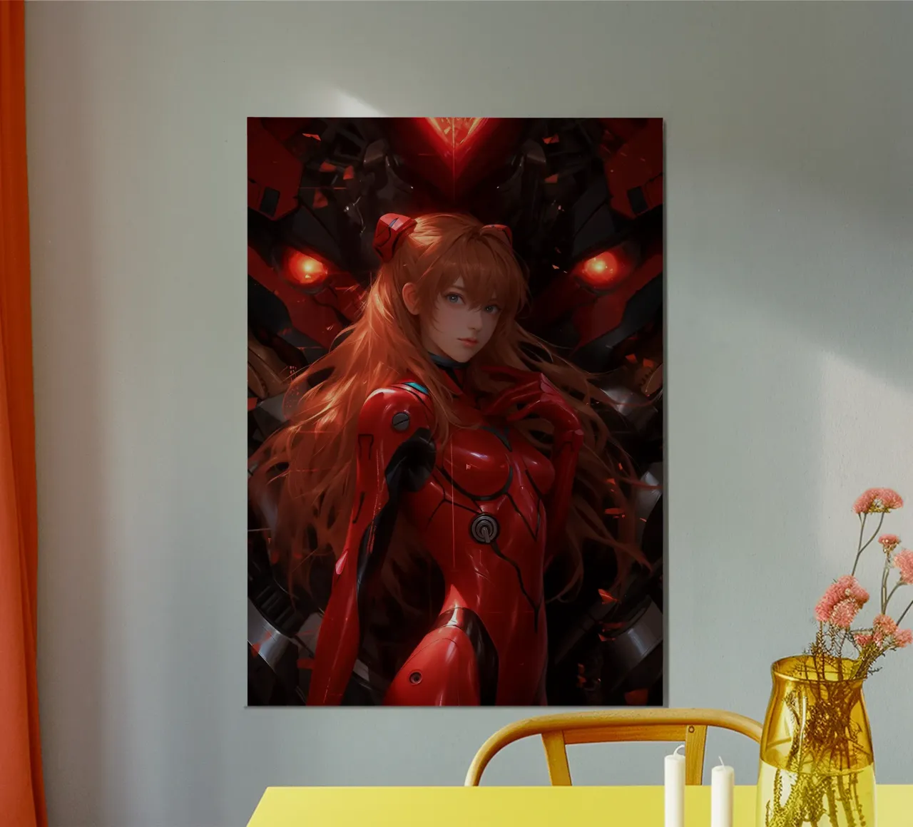 Asuka Langley Soryu Neon Genesis Evangelion poster da Fleur de Lys