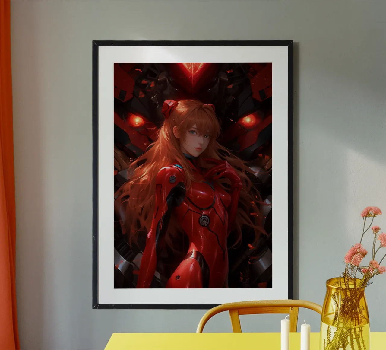 Asuka Langley Soryu Neon Genesis Evangelion poster da Fleur de Lys