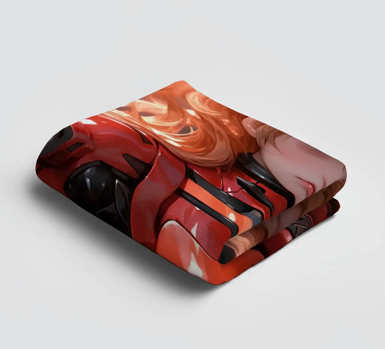 Asuka Langley Soryu Neon Genesis Evangelion asciugamano da bagno da Fleur de Lys