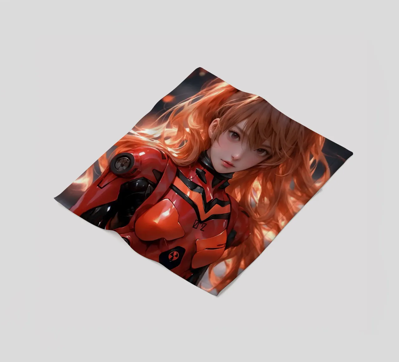 Asuka Langley Soryu Neon Genesis Evangelion Fleecedecke von Fleur de Lys