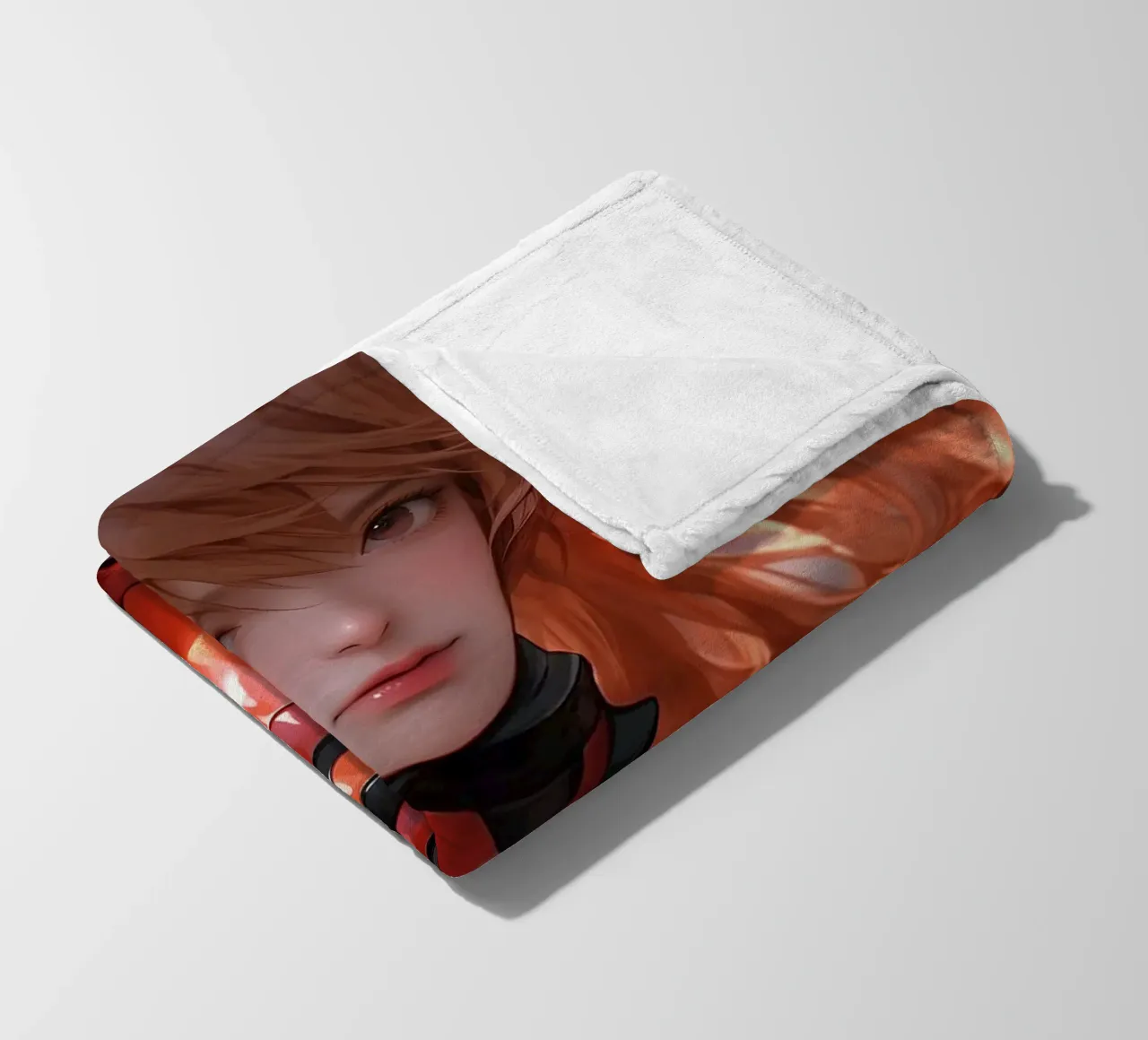 Asuka Langley Soryu Neon Genesis Evangelion Fleecedecke von Fleur de Lys