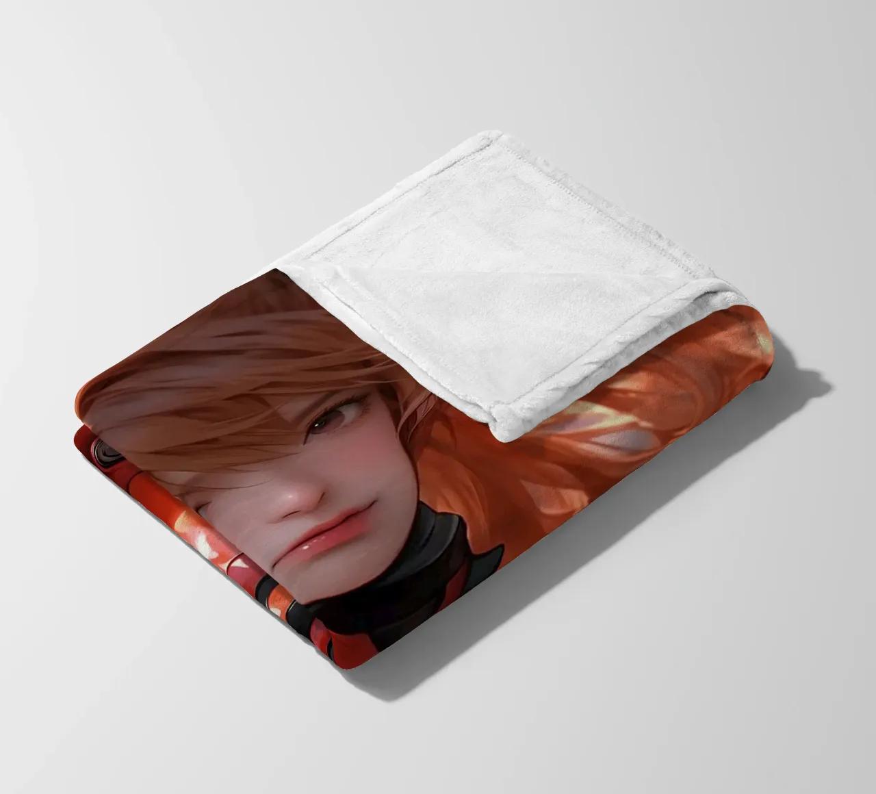 Asuka Langley Soryu Neon Genesis Evangelion Fleecedecke von Fleur de Lys