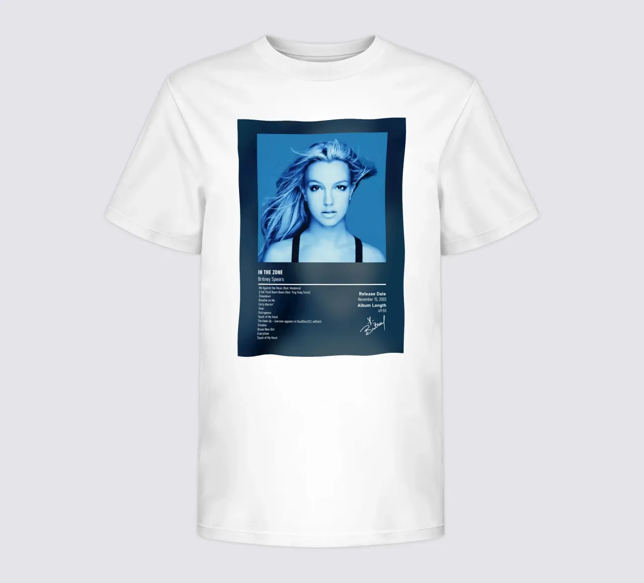 In the Zone (2003) by Britney Spears kids t-shirt by DGUnder