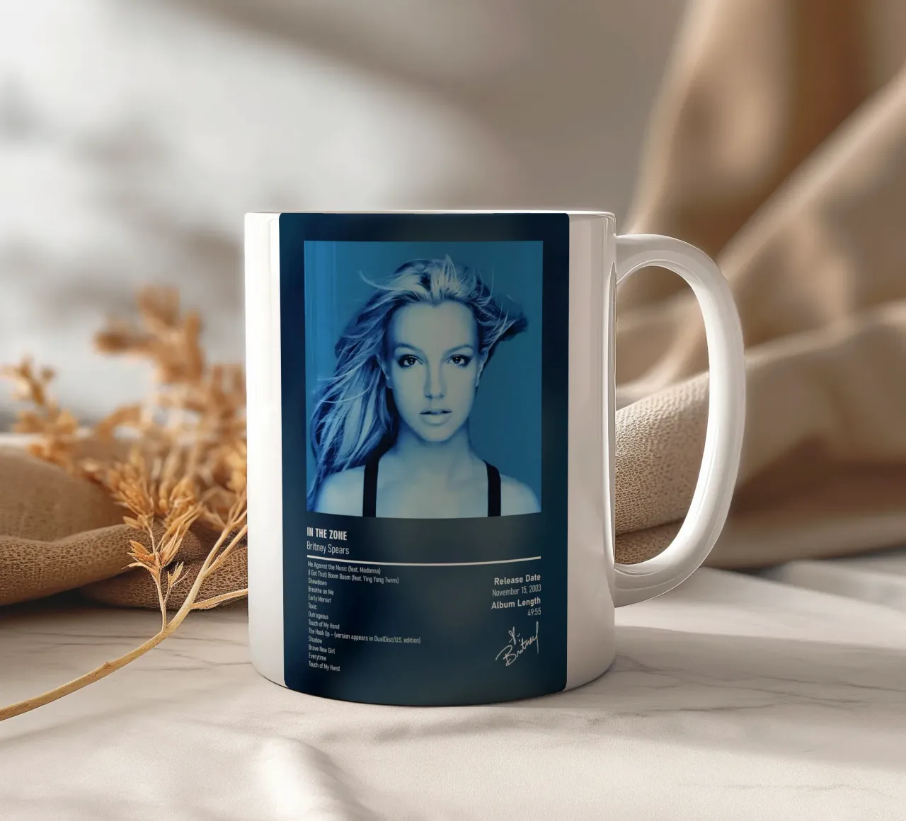 In the Zone (2003) by Britney Spears tazza in ceramica da DGUnder