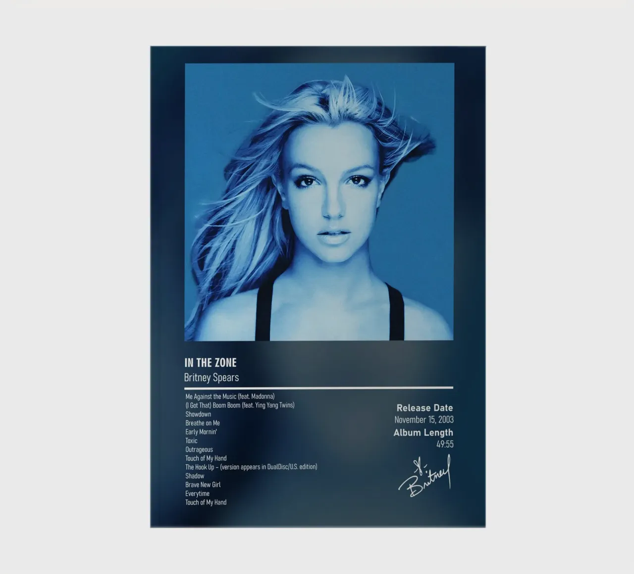 In the Zone (2003) by Britney Spears notebook by DGUnder