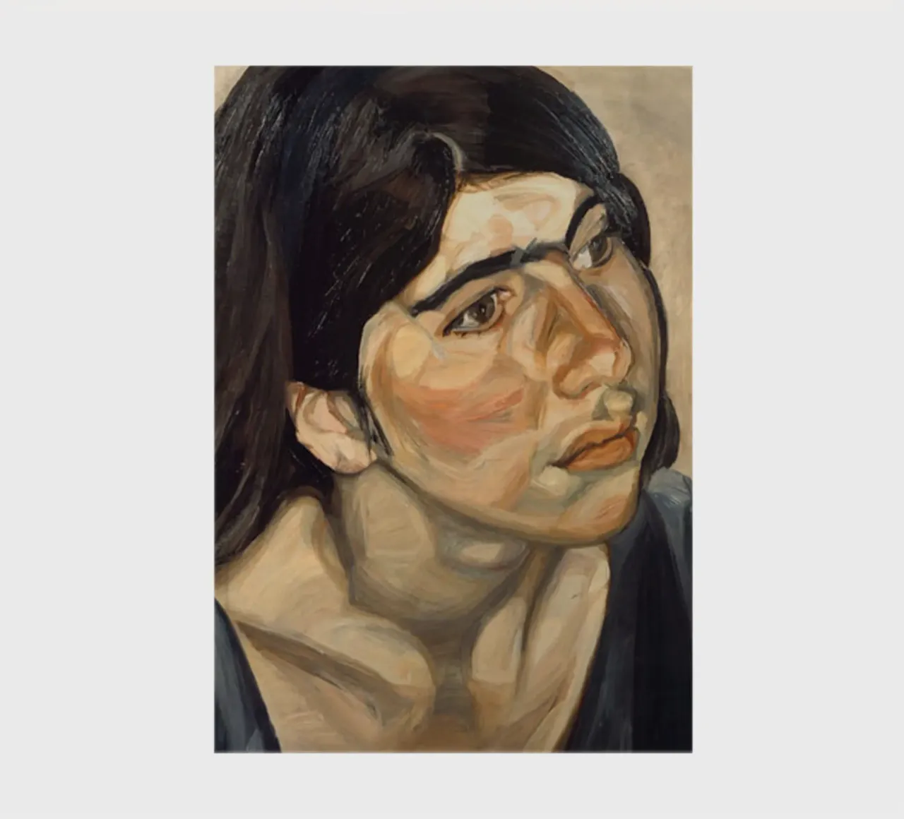 Annie, 1962 - Lucien Freud notebook by julyebayprint