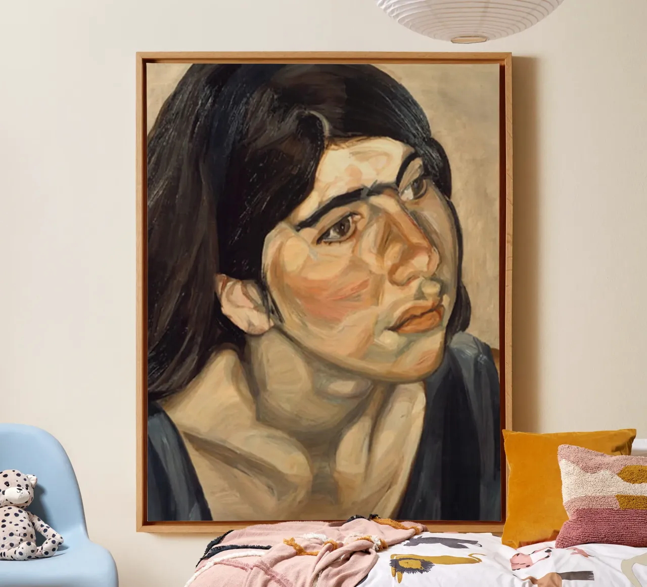 Annie, 1962 - Lucien Freud Leinwand von julyebayprint