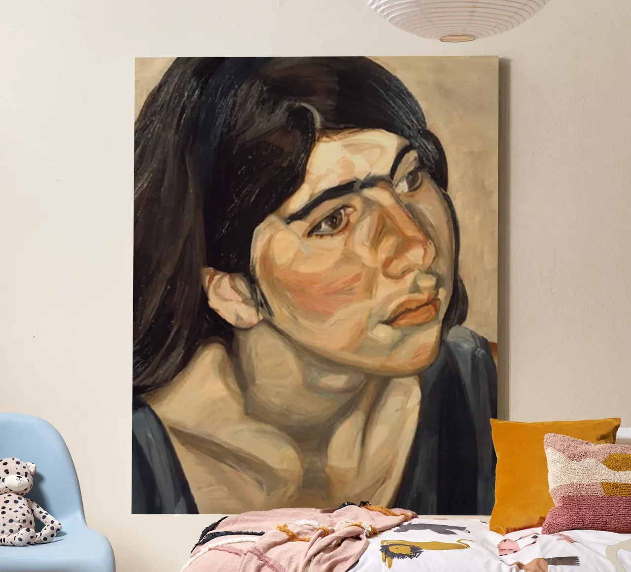 Annie, 1962 - Lucien Freud Leinwand von julyebayprint
