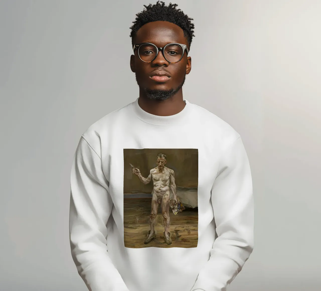 Lucien Freud - Autoritratto felpa da julyebayprint