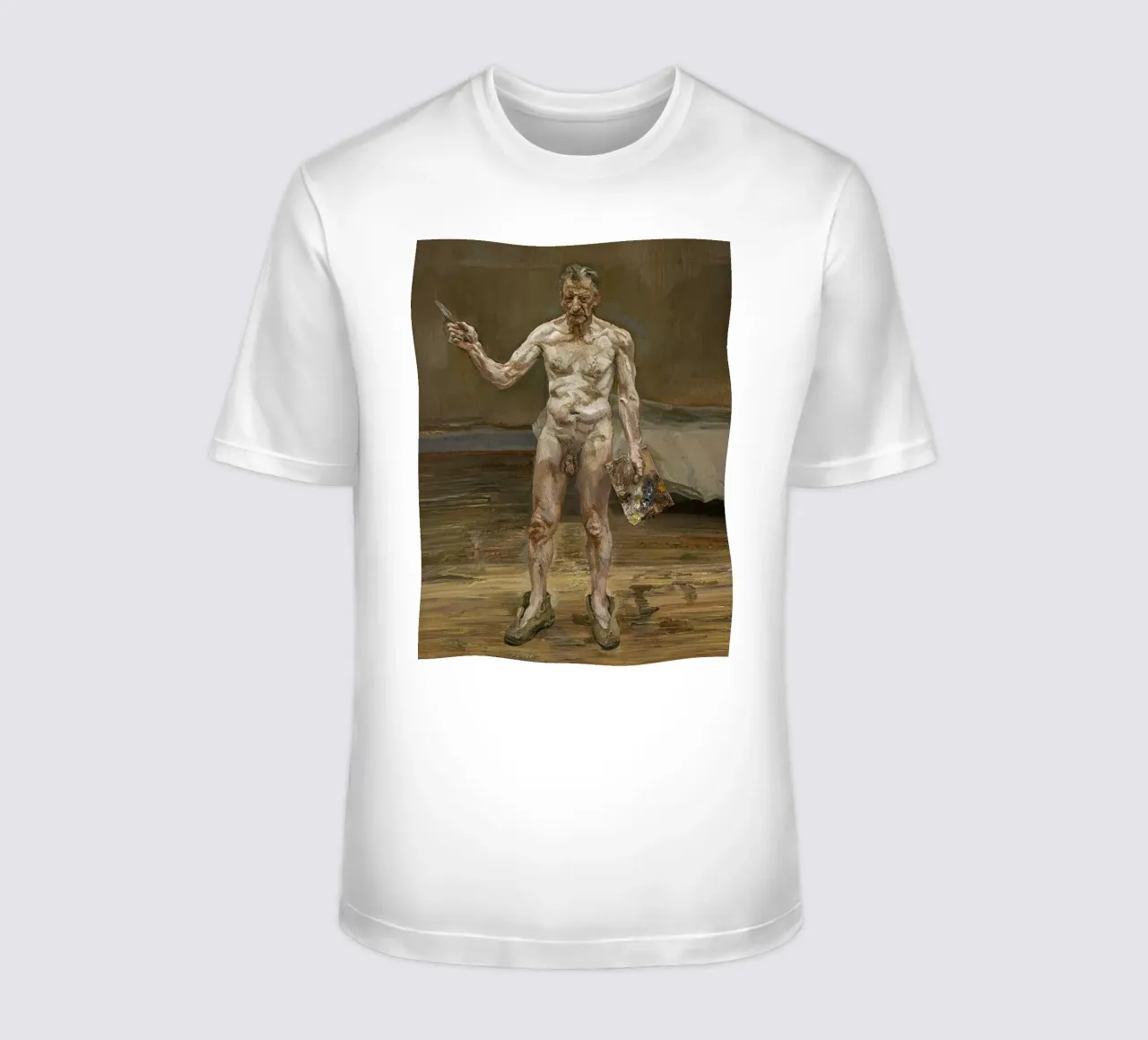 Lucien Freud - Autoritratto t-shirt da julyebayprint