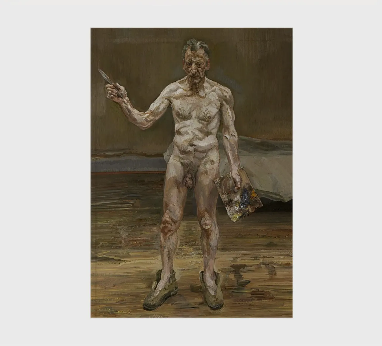 Lucien Freud - Self Portrait notebook by julyebayprint