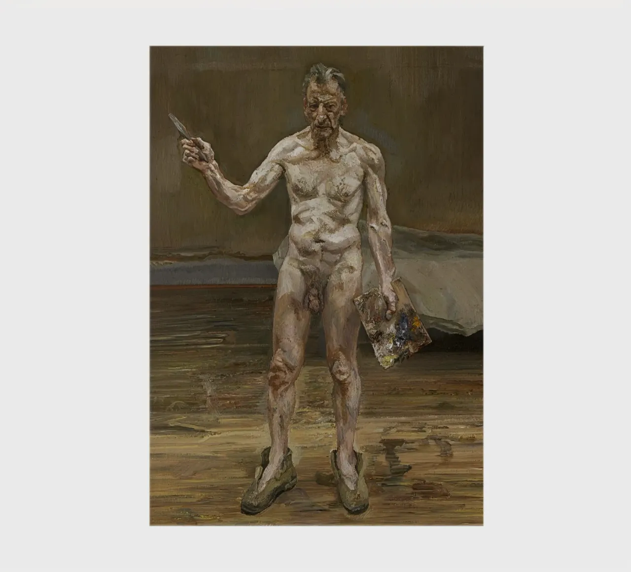 Lucien Freud - Self Portrait notebook by julyebayprint