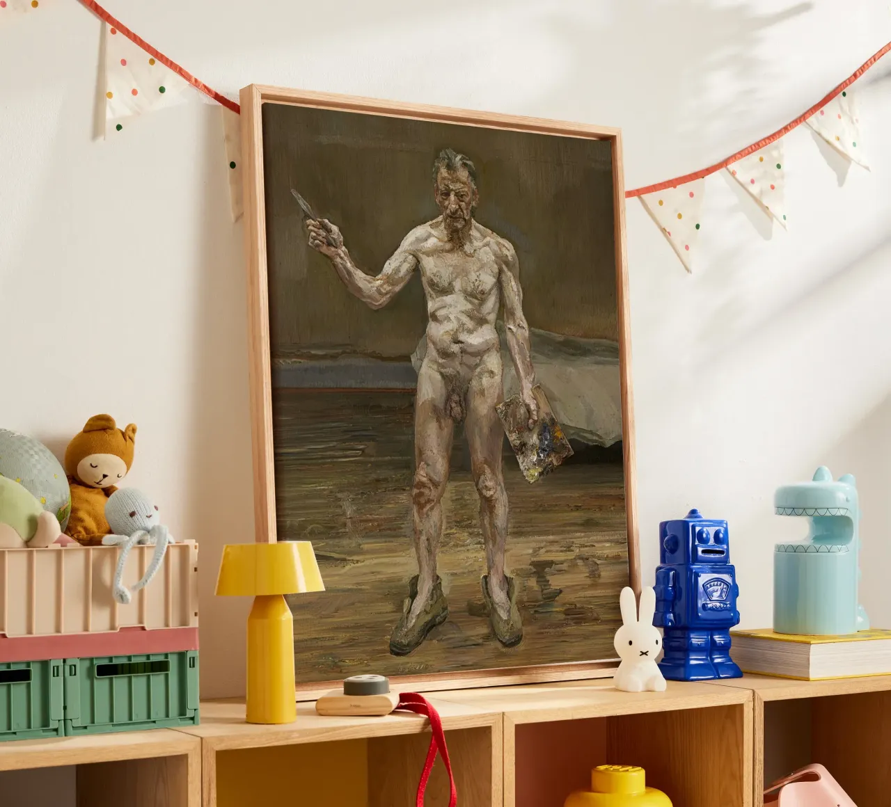 Lucien Freud - Self Portrait canvas by julyebayprint