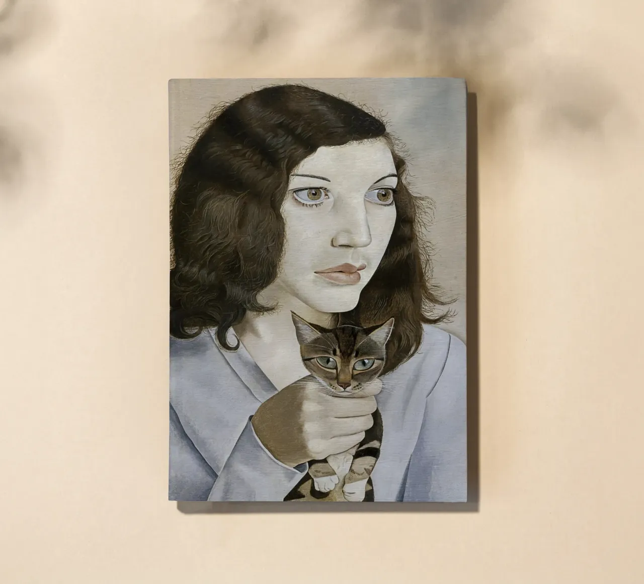 Girl with a Kitten - Lucian Freud notebook by julyebayprint