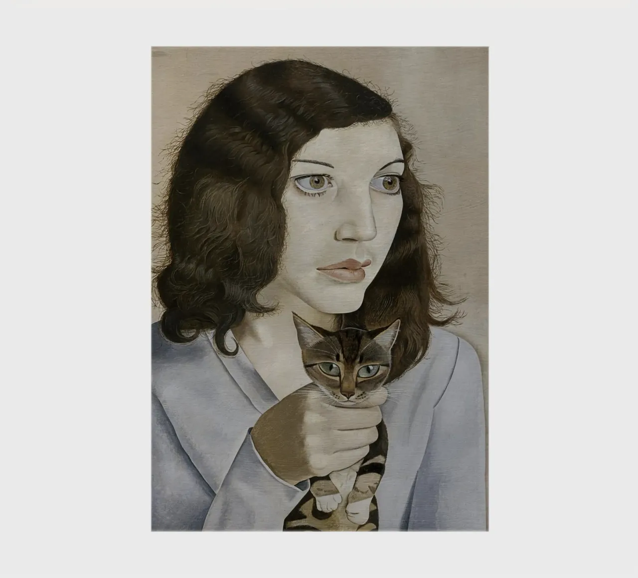 Girl with a Kitten - Lucian Freud notebook by julyebayprint
