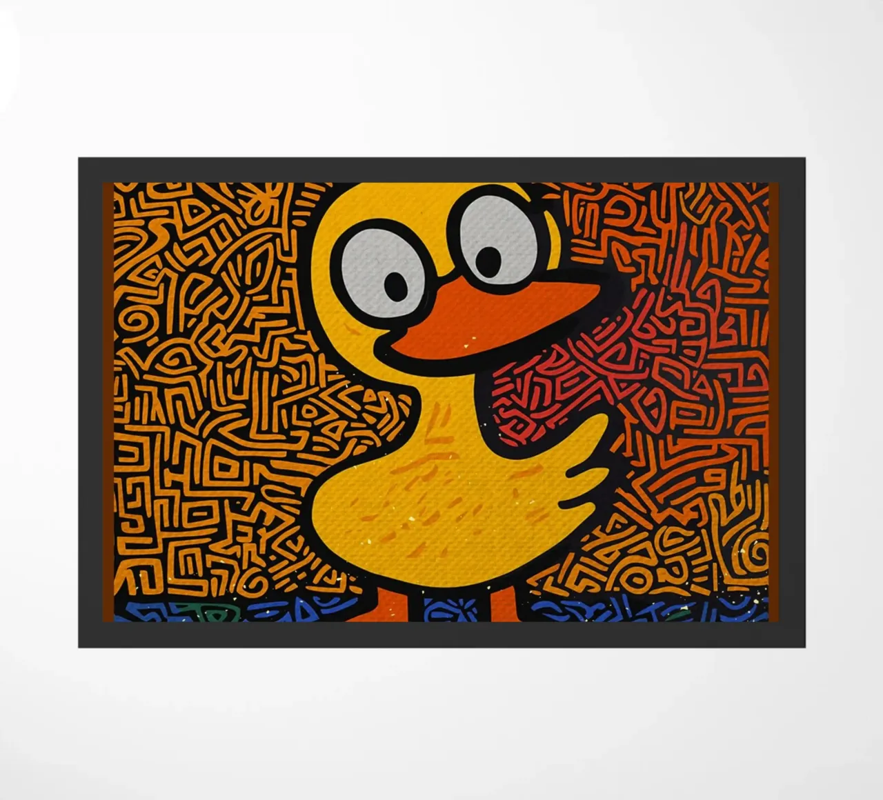 Anatra gialla Pop Art zerbino da VintageDesign