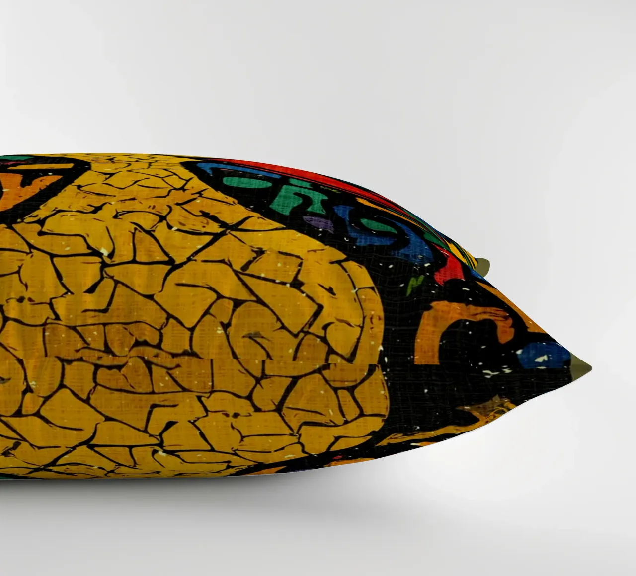 Scarabocchio pop art con anatra gialla cuscino da VintageDesign