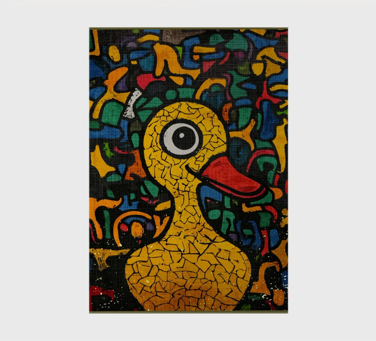 Canard jaune Pop Art carnet de notes de VintageDesign