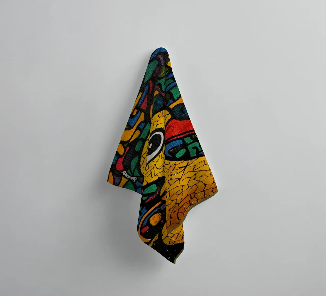 Canard jaune Pop Art serviette de bain de VintageDesign