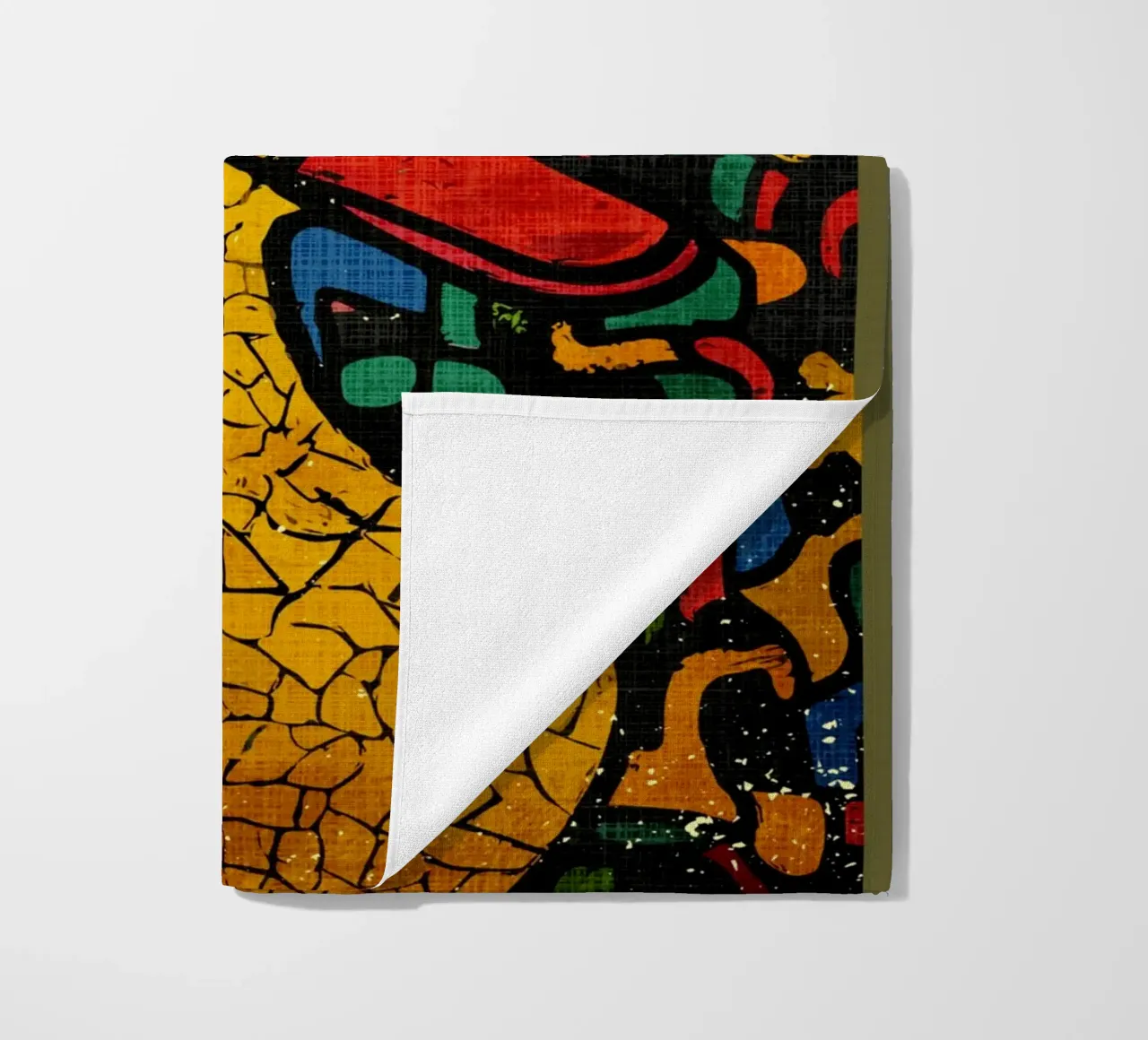 Scarabocchio pop art con anatra gialla telo mare da VintageDesign