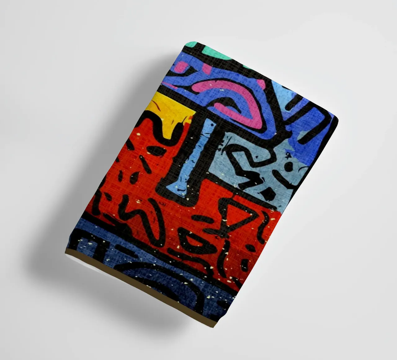 Pop Art Black Cat on Table towel by VintageDesign