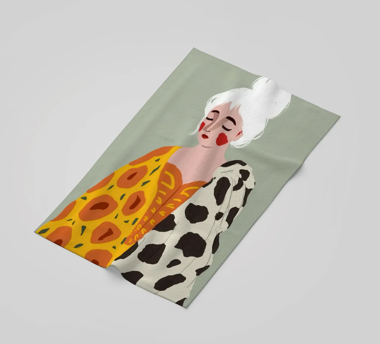 Tournesol Imprimé Vache Chic serviette de plage de Rain Balance