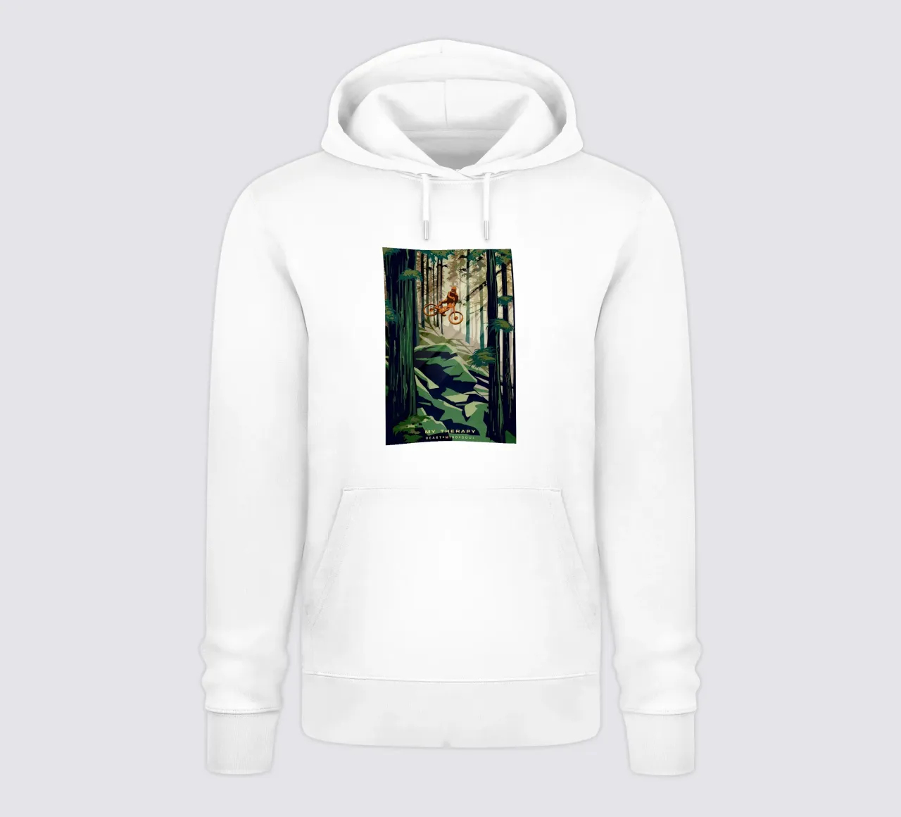 My Therapy Bike Poster hoodie by Classicprint