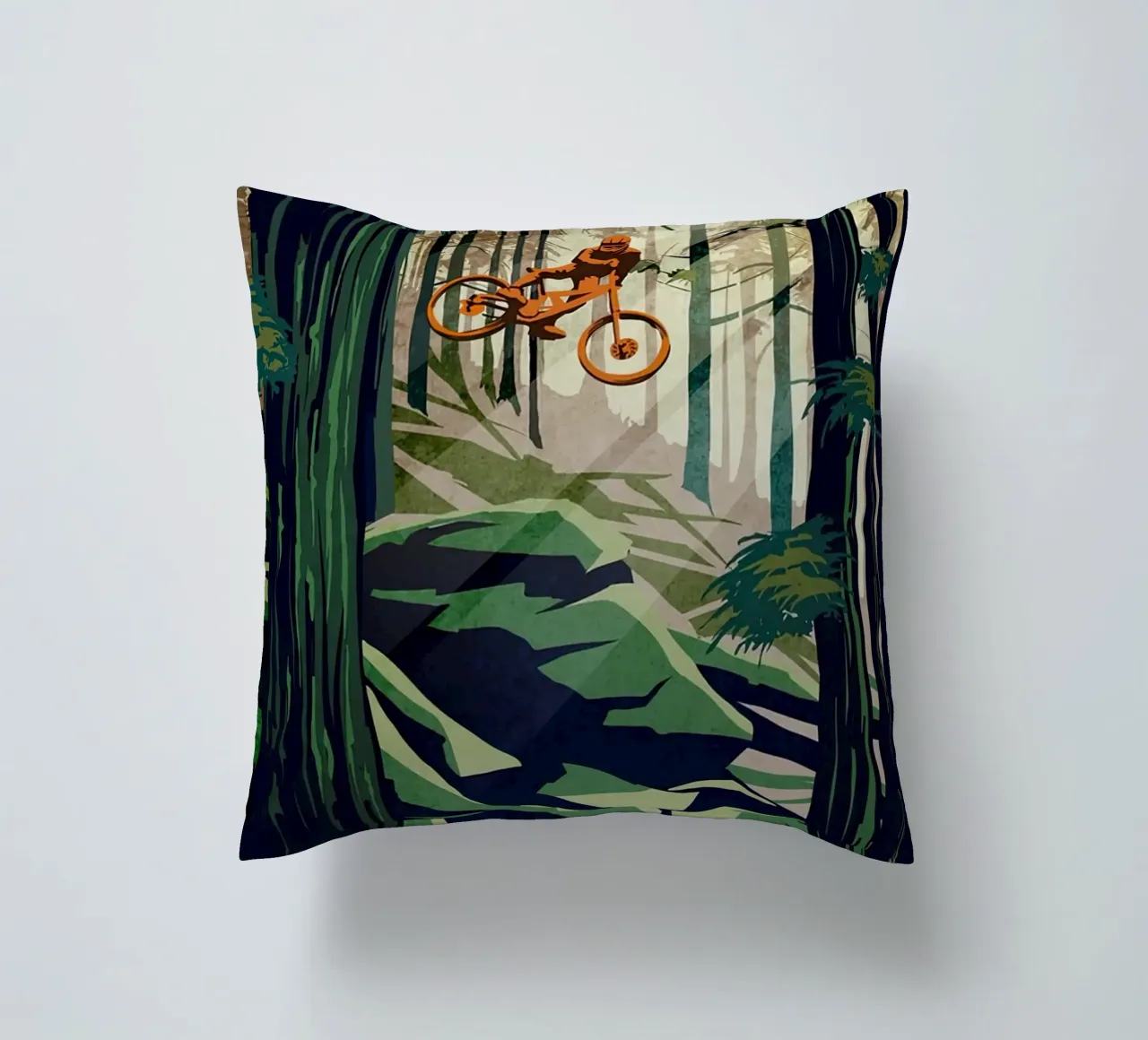 My Therapy Bike Poster decorative cushion by Classicprint