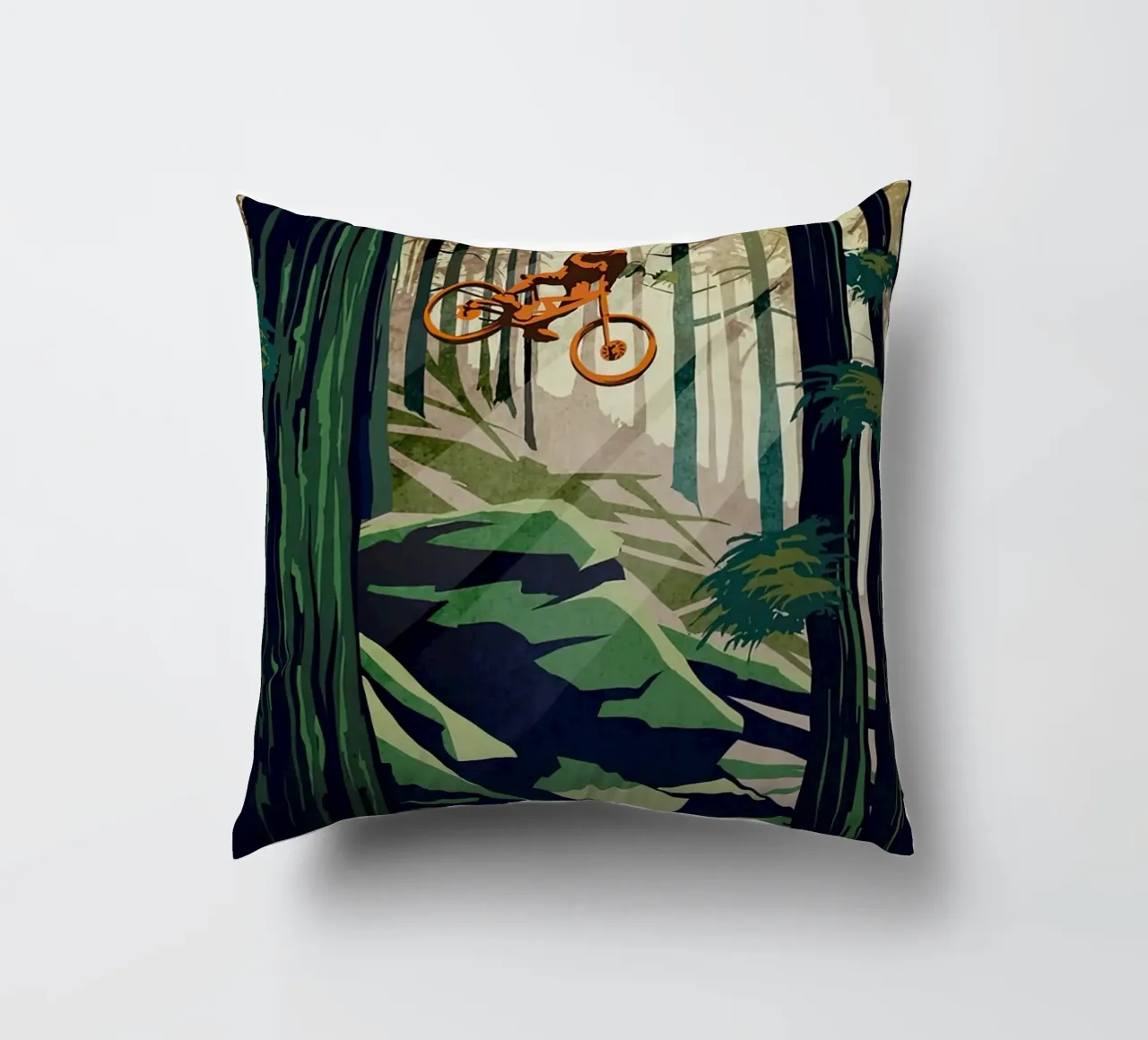 My Therapy Bike Poster decorative cushion by Classicprint