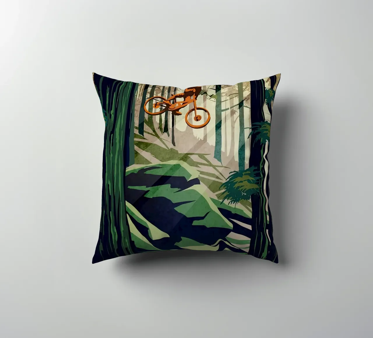 My Therapy Bike Poster decorative cushion by Classicprint