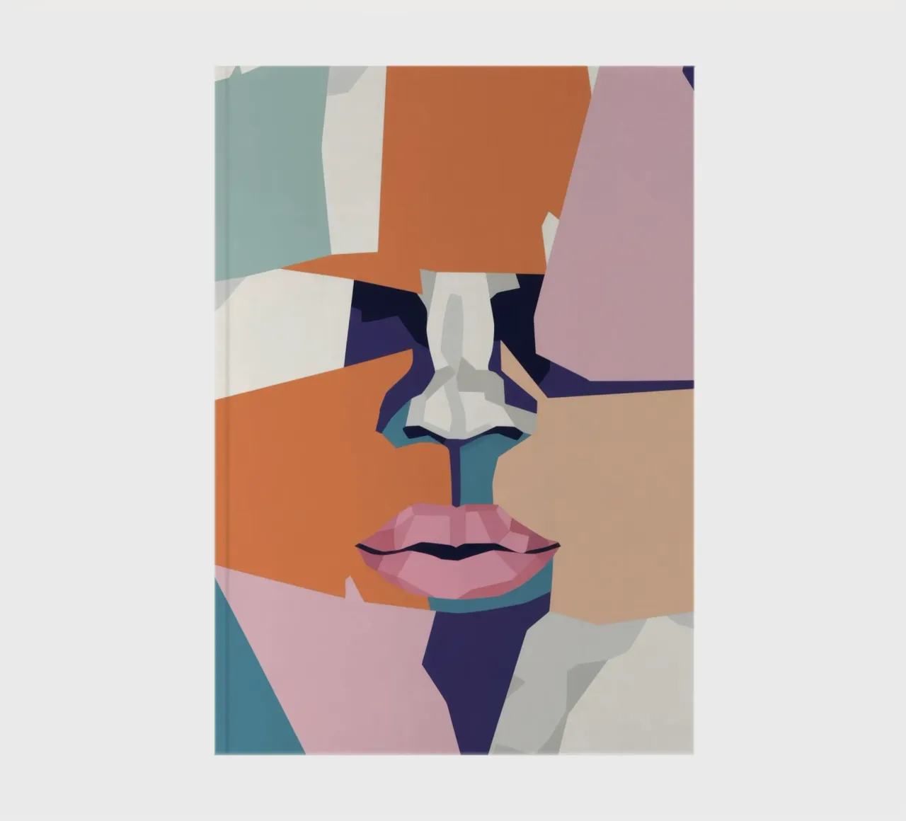 Fragmented Visage Calm notebook by Giant Foxs