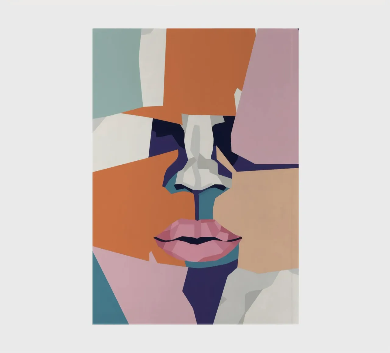 Fragmented Visage Calm notebook by Giant Foxs