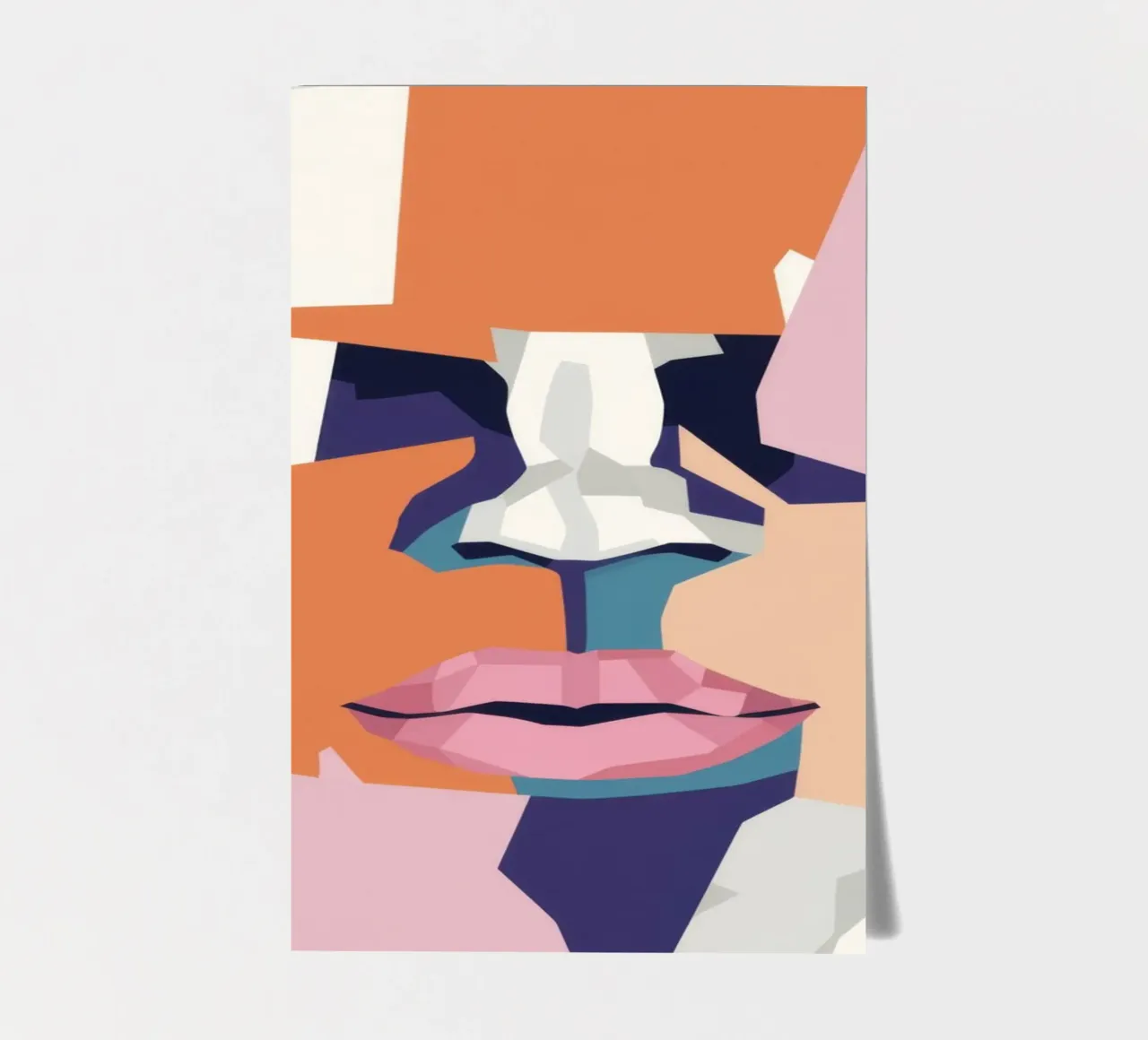 Fragmentierte Visage Calm Stickerbogen von Giant Foxs