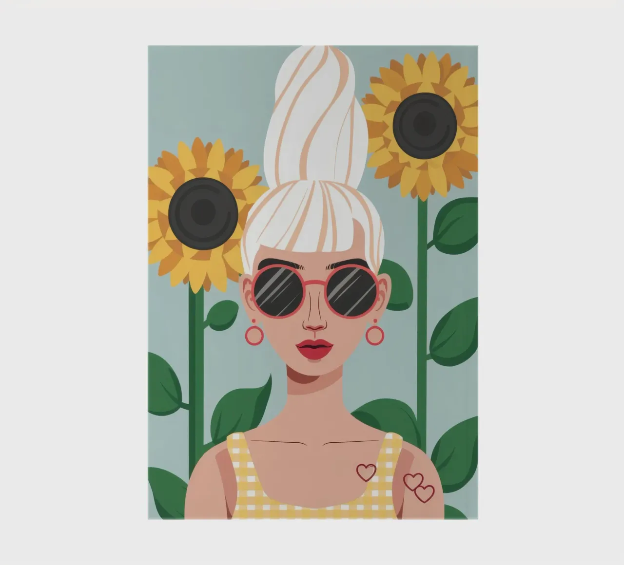 Sunflower Shade Serenity notebook by Rain Balance