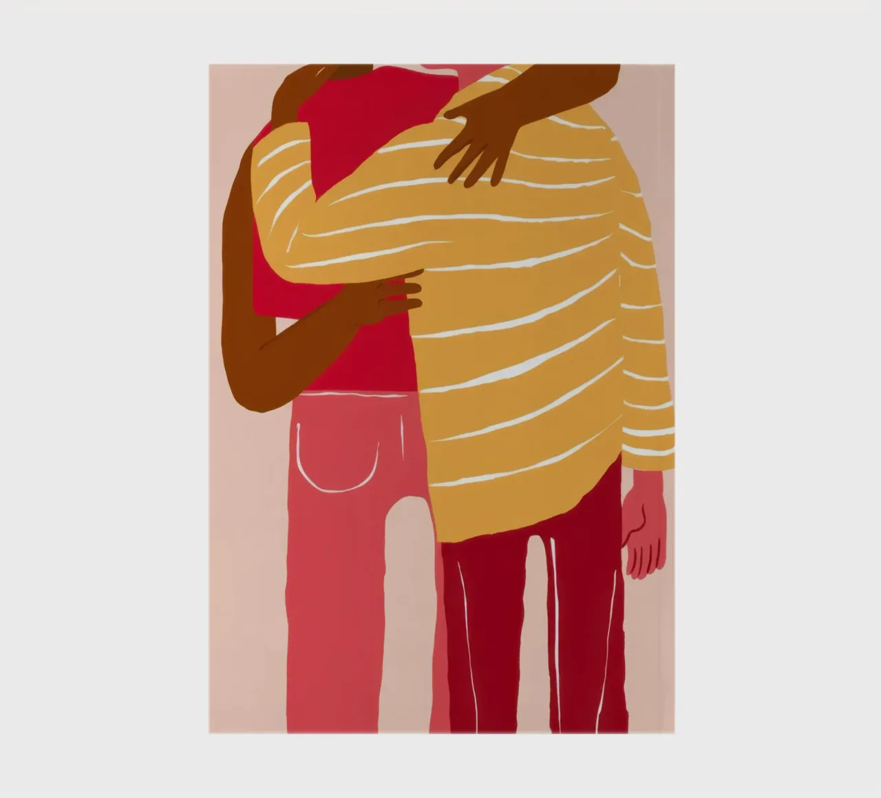 Golden Self Embrace notebook by Giant Foxs