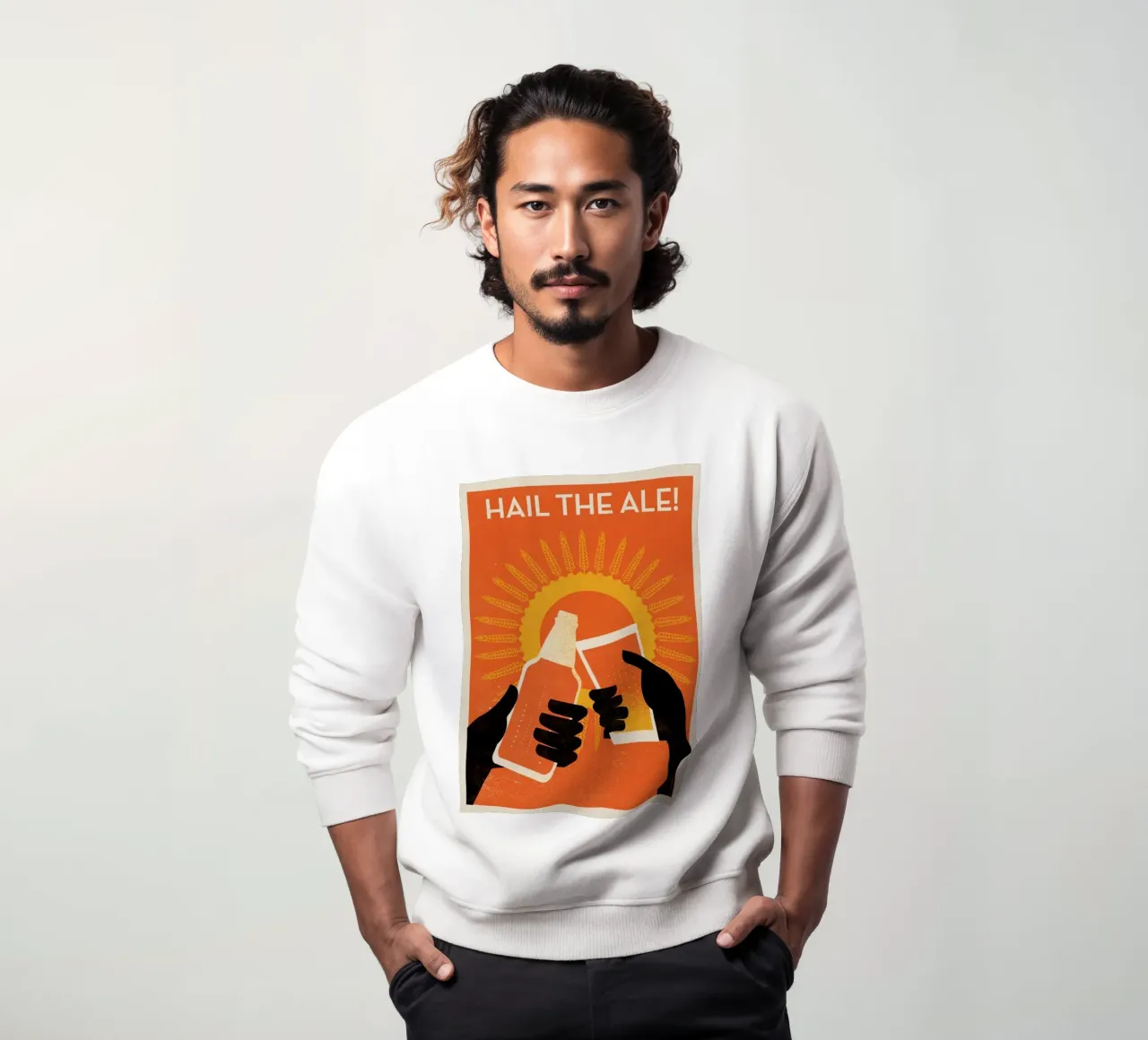 Hail The Ale Cocktail Poster sweatshirt by noahmiss
