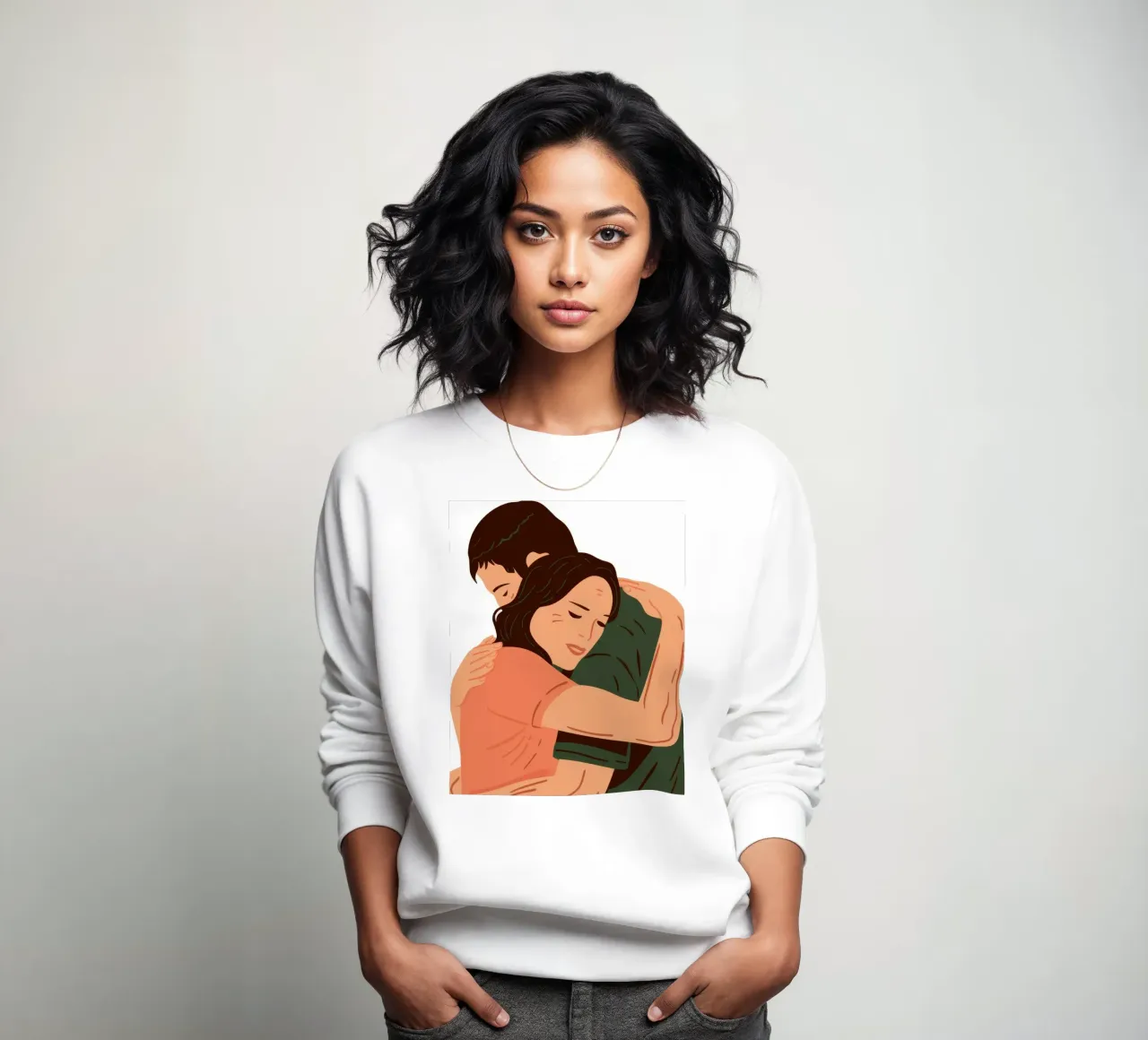 Abbraccio intimo e amorevole felpa da Giant Foxs