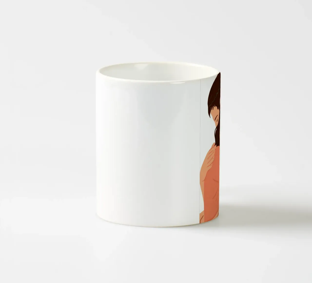 Abbraccio intimo e amorevole tazza in ceramica da Giant Foxs